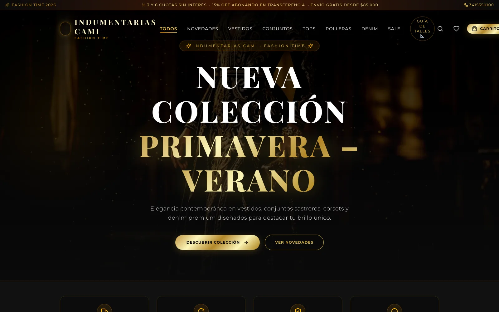 Tienda online — Indumentarias Cami